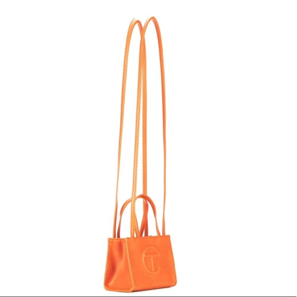 Small Orange Shopping Bag BRAND NEW NEVER WORN